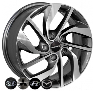 ZF FR783 W6.5 R16 PCD5x114.3 ET45 DIA67.1 GMF